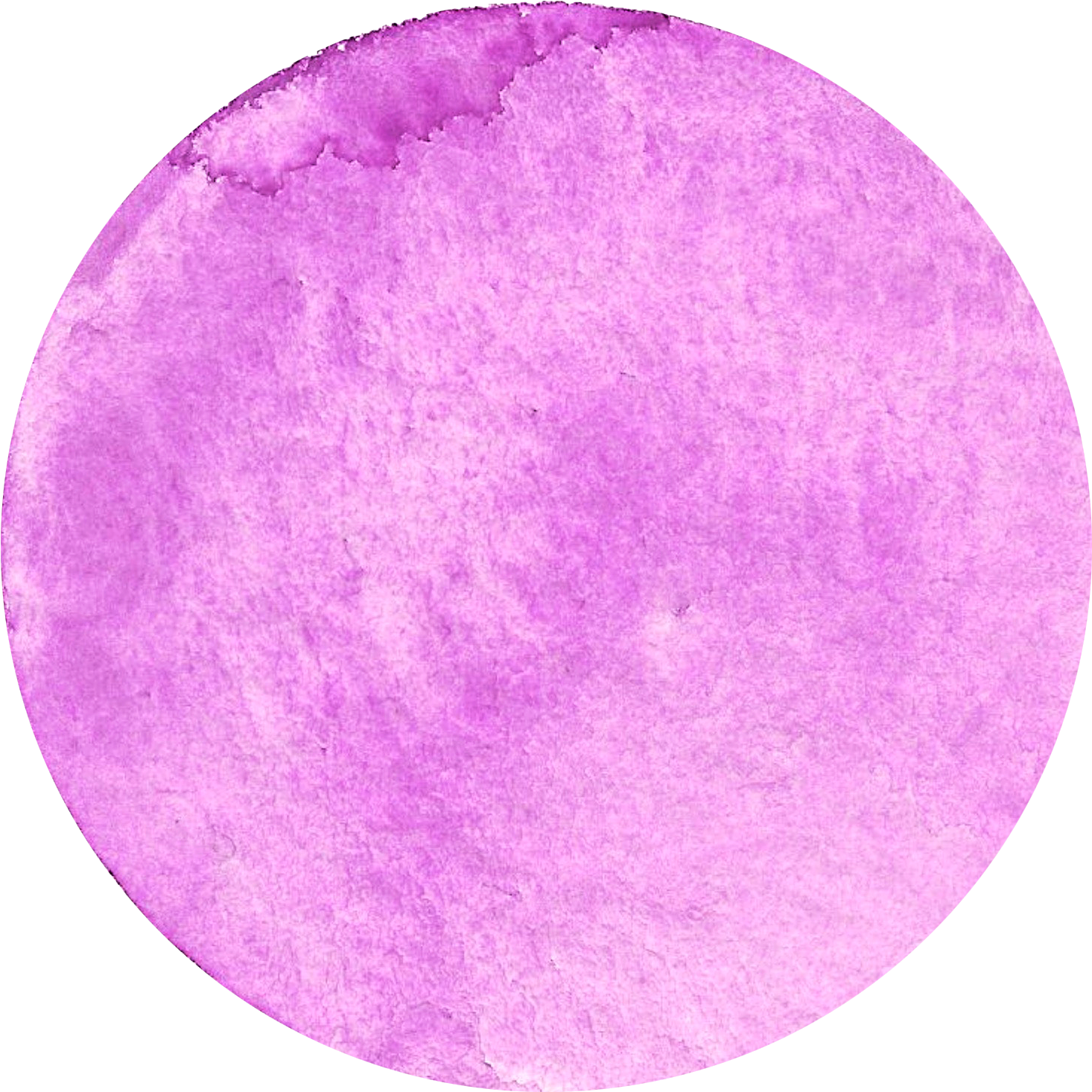 Watercolor Painting - Purple Watercolor Circle Transparent (1627x1699), Png Download