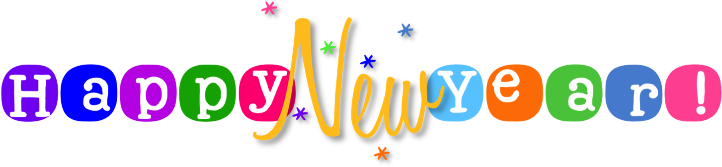 Happy New Year Free Png Image - Happy New Year 2018 Images Png (1500x360), Png Download