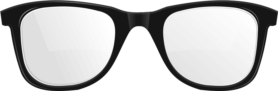 Glasses Png - Hipster Glasses Png (1000x400), Png Download