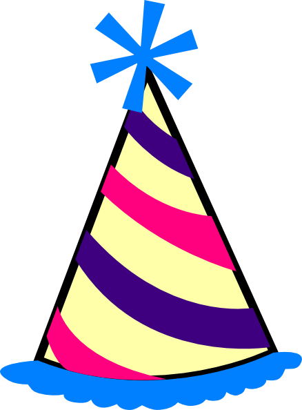 Clipart Png Birthday - Birthday Hat Png (438x594), Png Download