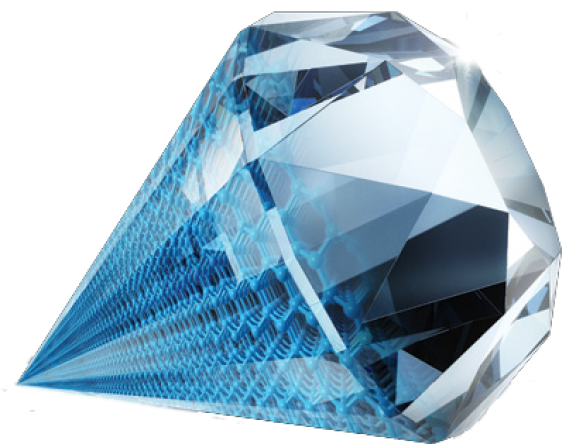 Blue Diamond Png Image - Blue Diamond Png Transparent (425x320), Png Download