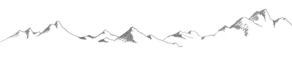 Mountains Png Free Download - Mountain Art Png (1024x293), Png Download