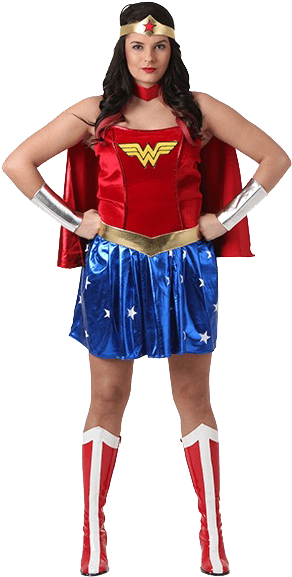 Cosplay Women Png Clipart - Wonder Woman Costume (500x645), Png Download