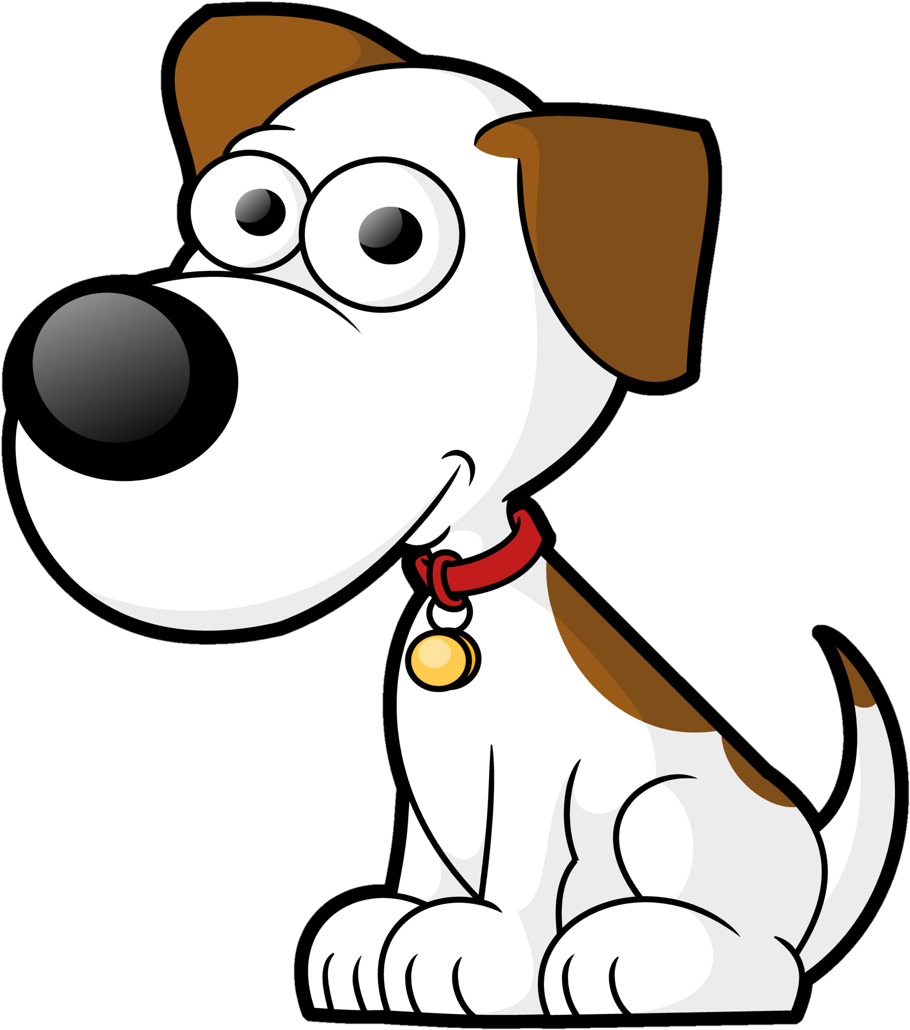 Download Free Cartoon Dog Vector Clip Art - Dog Clipart Png PNG Image with  No Background 