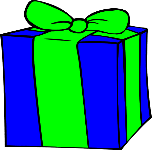 Free Christmas Present Clipart The Cliparts - Present Clipart (600x593), Png Download