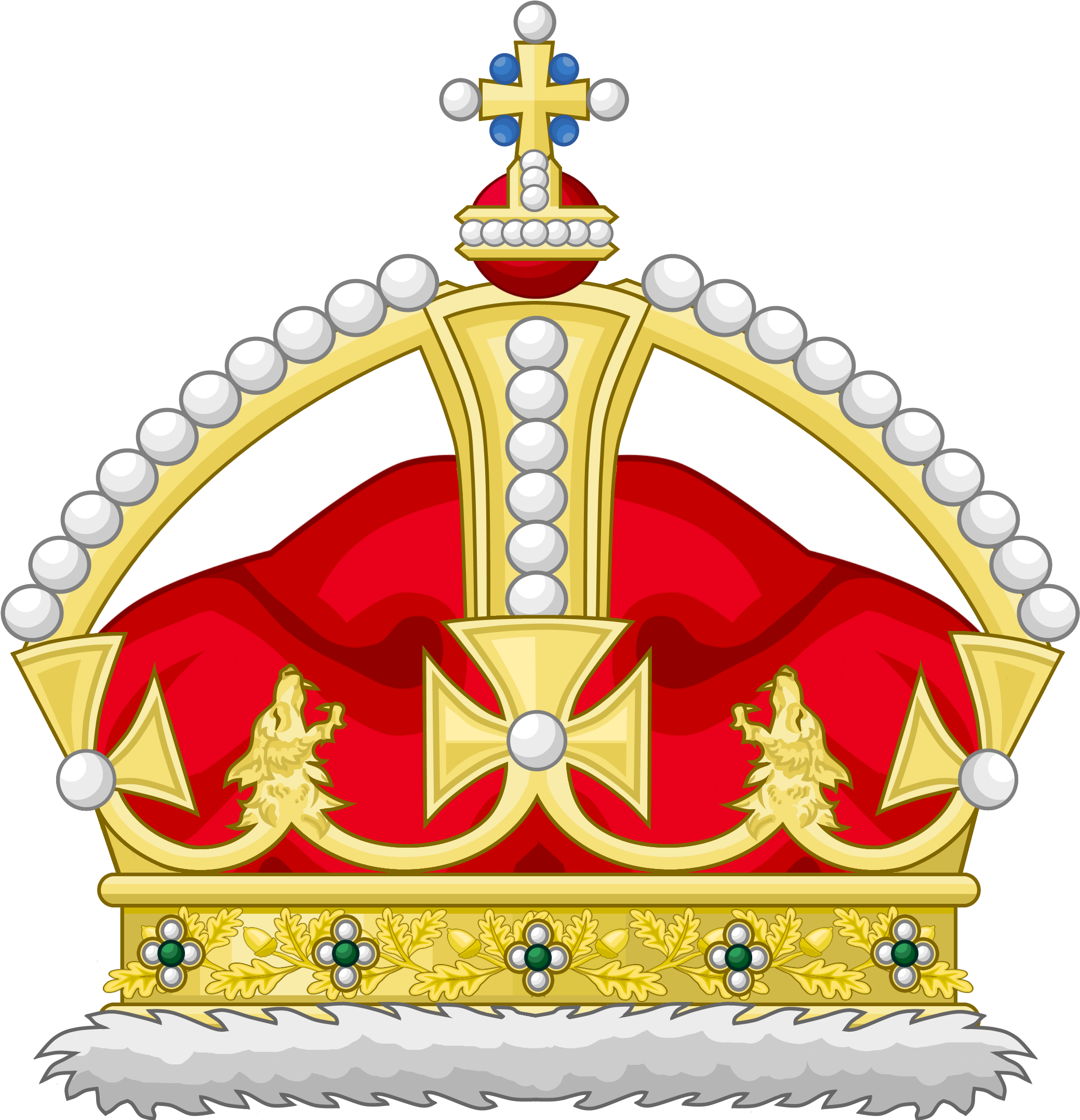 Royal - Royal Crown Coat Of Arms (2093x2161), Png Download