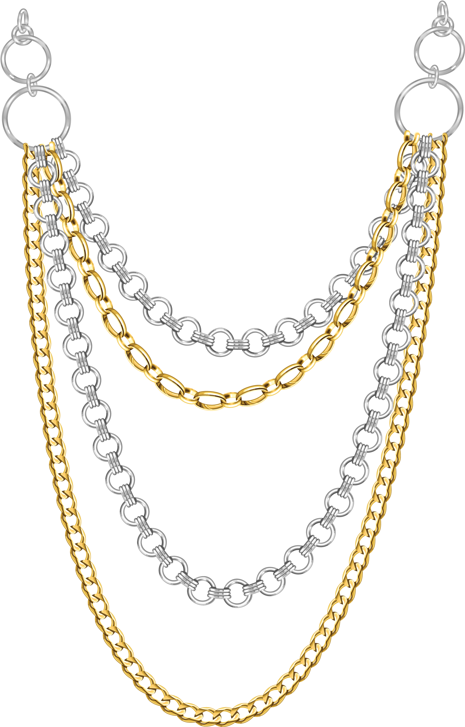 Chain Necklace Png Banner Free Library - Jewelry Png (1650x2500), Png Download