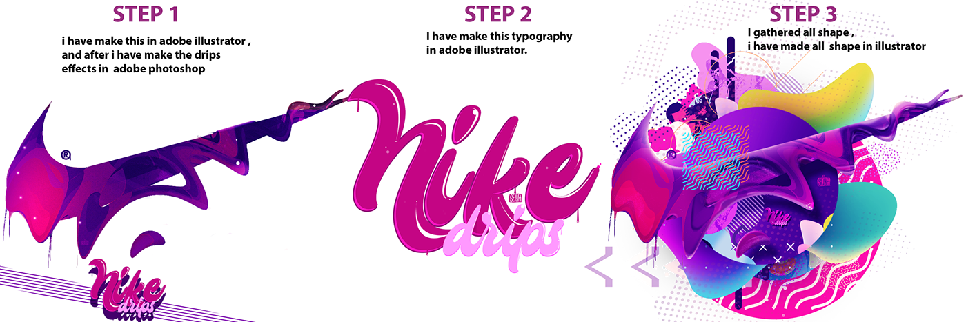 Download Nike Drips On Behance Jpg Library Library Png Image With No Background Pngkey Com