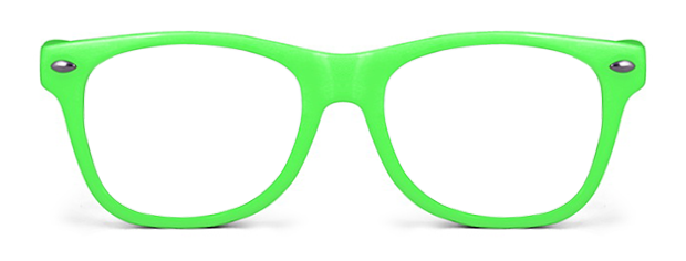 Neon Sunglasses Png - Neon Green Sunglasses Png (620x236), Png Download