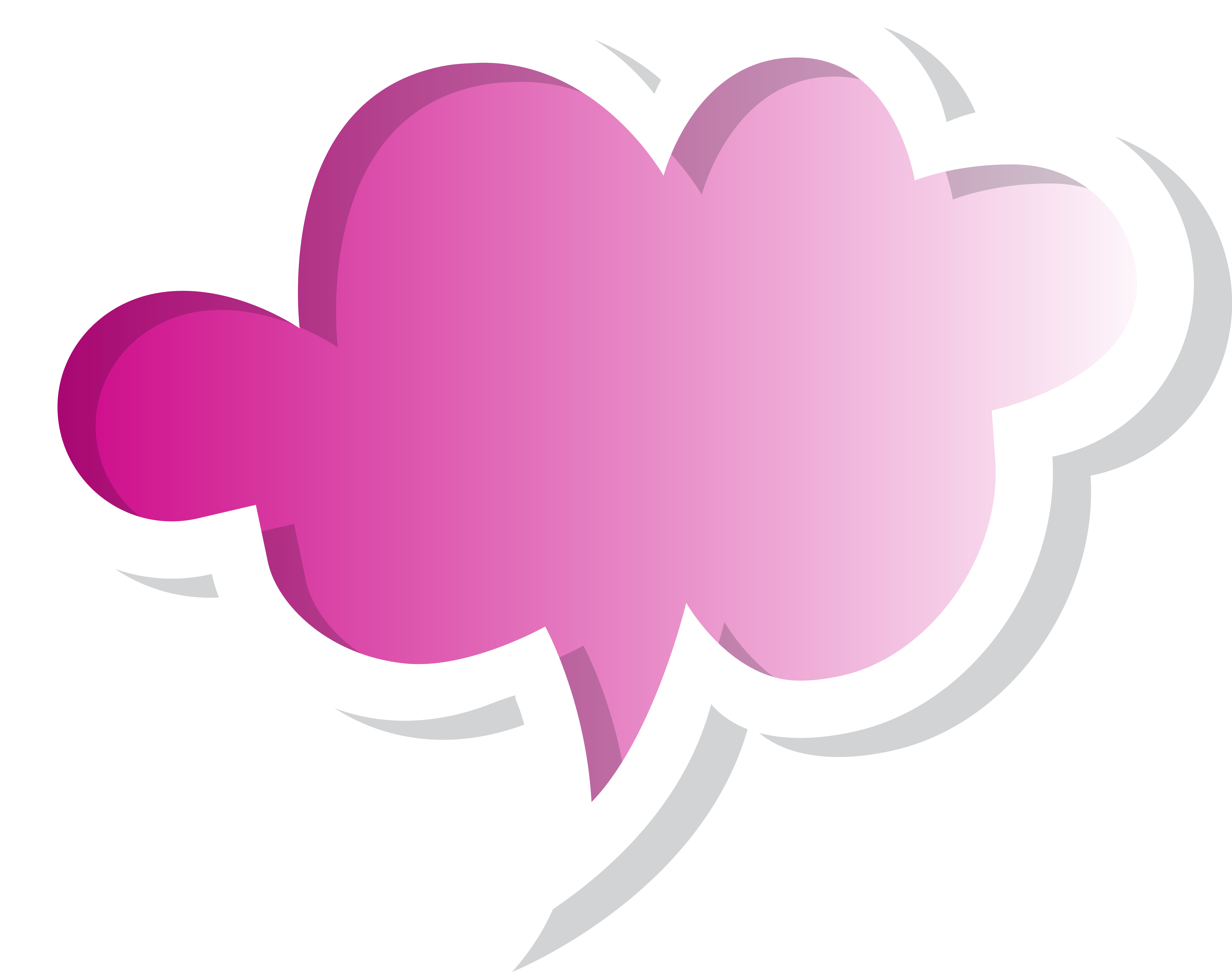 Pink Speech Bubble Png - Cool Speech Bubble Png (6189x4881), Png Download