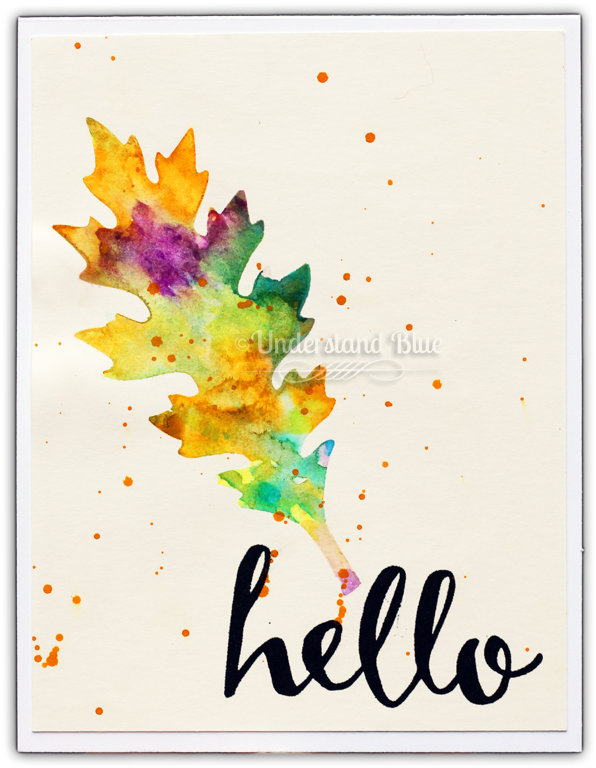 She Die Cut An Image From Frog Tape Then Watercolored - Watercolor Painting (650x814), Png Download