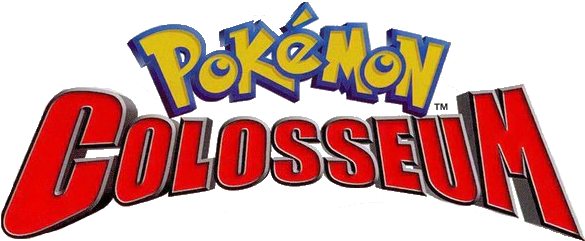 Pokémon Colosseum - Pkmn - Pokémon Colosseum Logo (588x252), Png Download