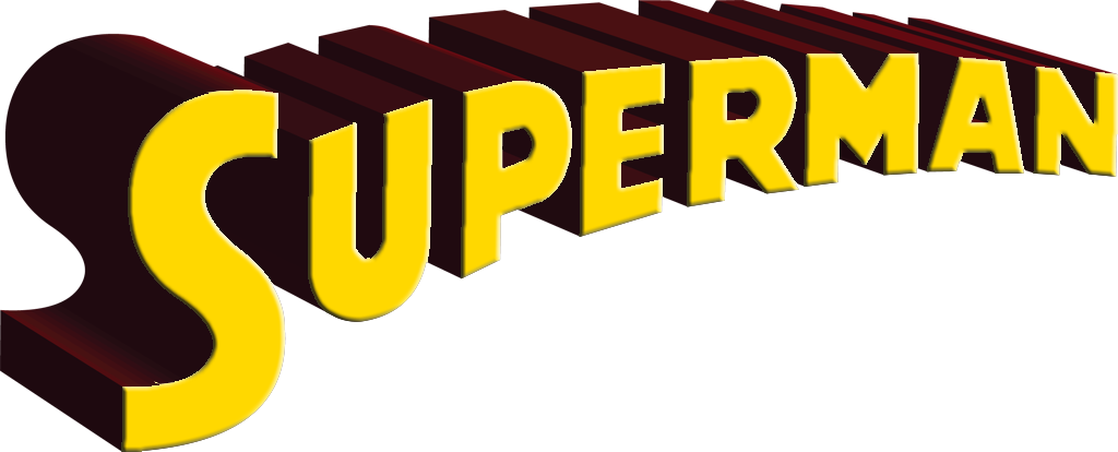 Superman Logo Png Pic - Superman Letras Png (1024x414), Png Download