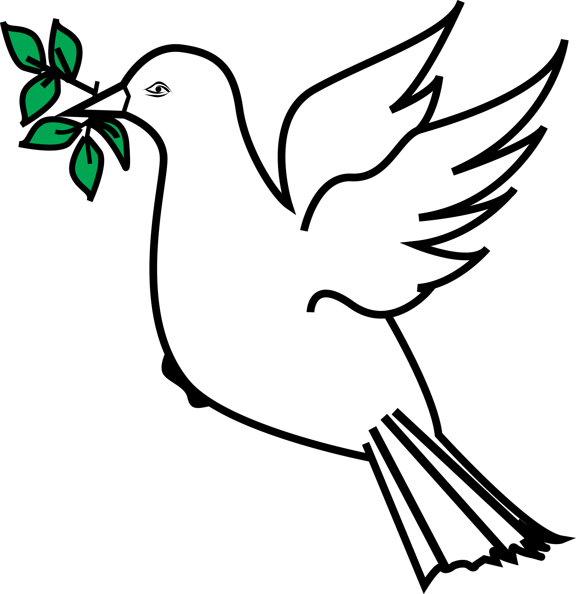 Download Dove And Olive Branch Dove With Olive Branch Clipart PNG