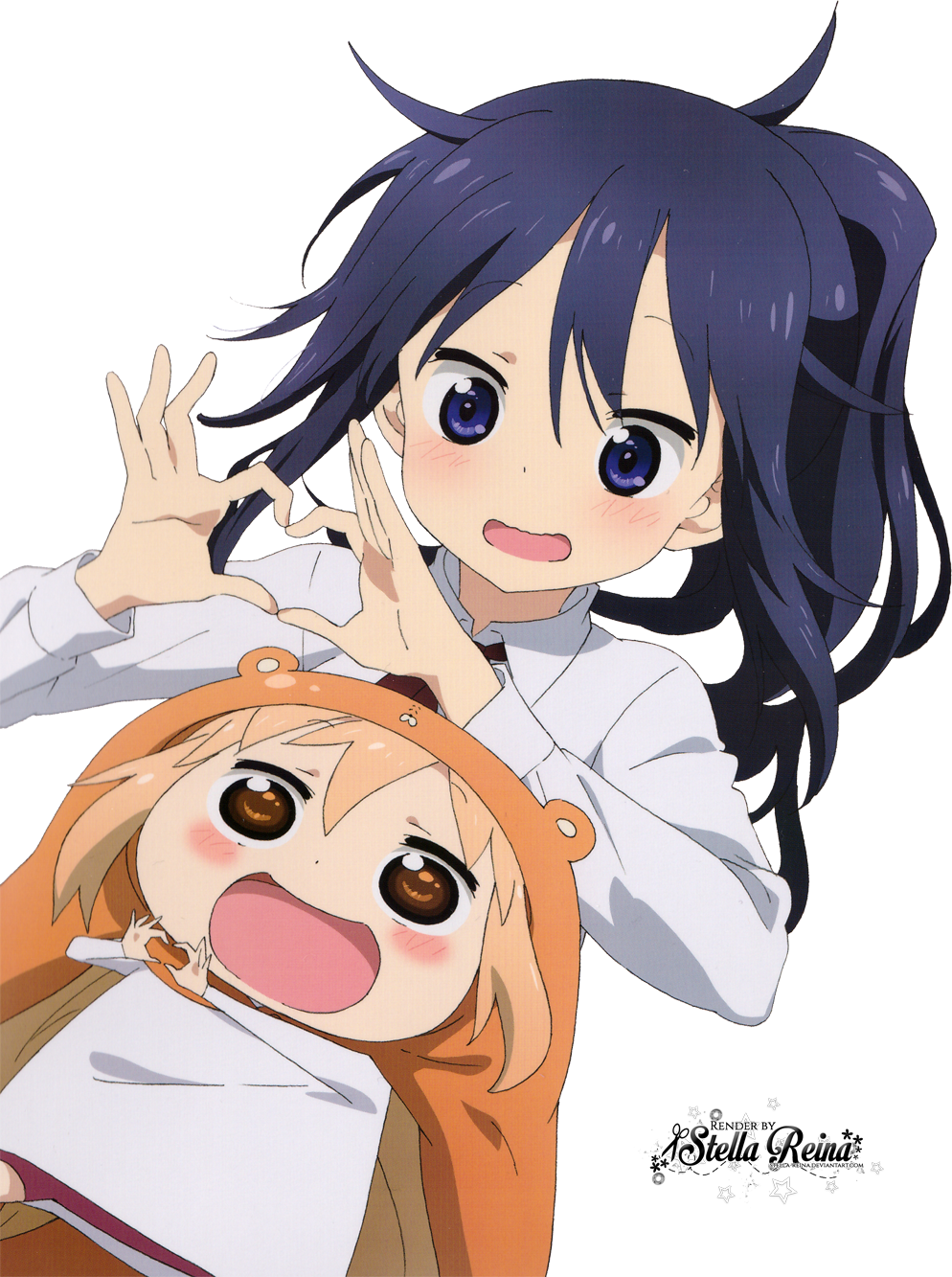 Anime Png - Himouto Umaru Chan Kirie Motoba (994x1333), Png Download