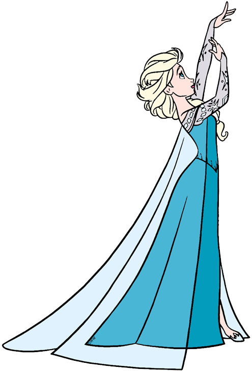 New Elsa - Elsa 2d (495x727), Png Download