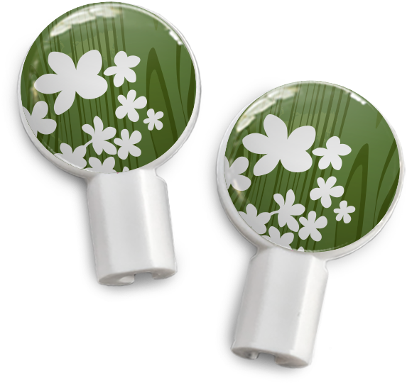 Pair Of Apple Earbud Covers - Deka Sounds (600x600), Png Download