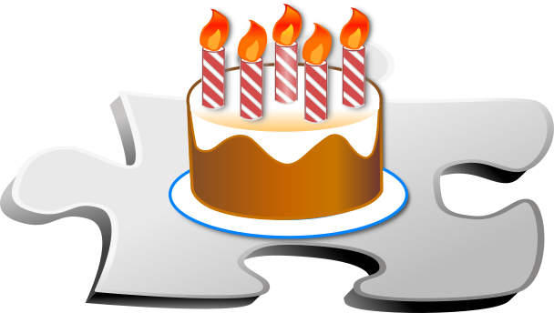 Wiki Birthday - Birthday Cake (608x344), Png Download