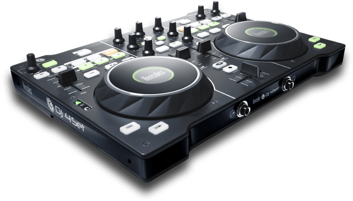 Desk Dj - Hercules Dj 4set - Dj Controller - 4-channel (715x474), Png Download