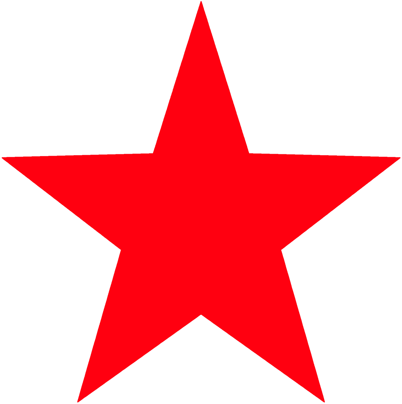 Red Star Png (1024x768), Png Download