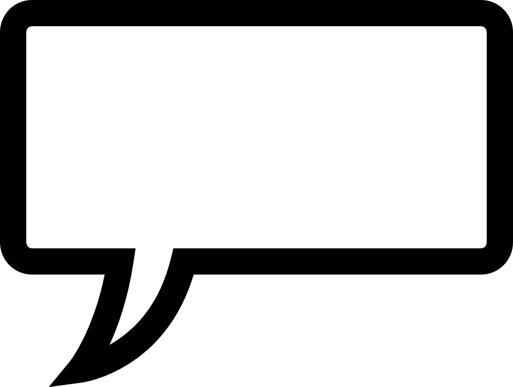 Speech Bubble Template - Speech Bubble Rectangle Png (800x604), Png Download