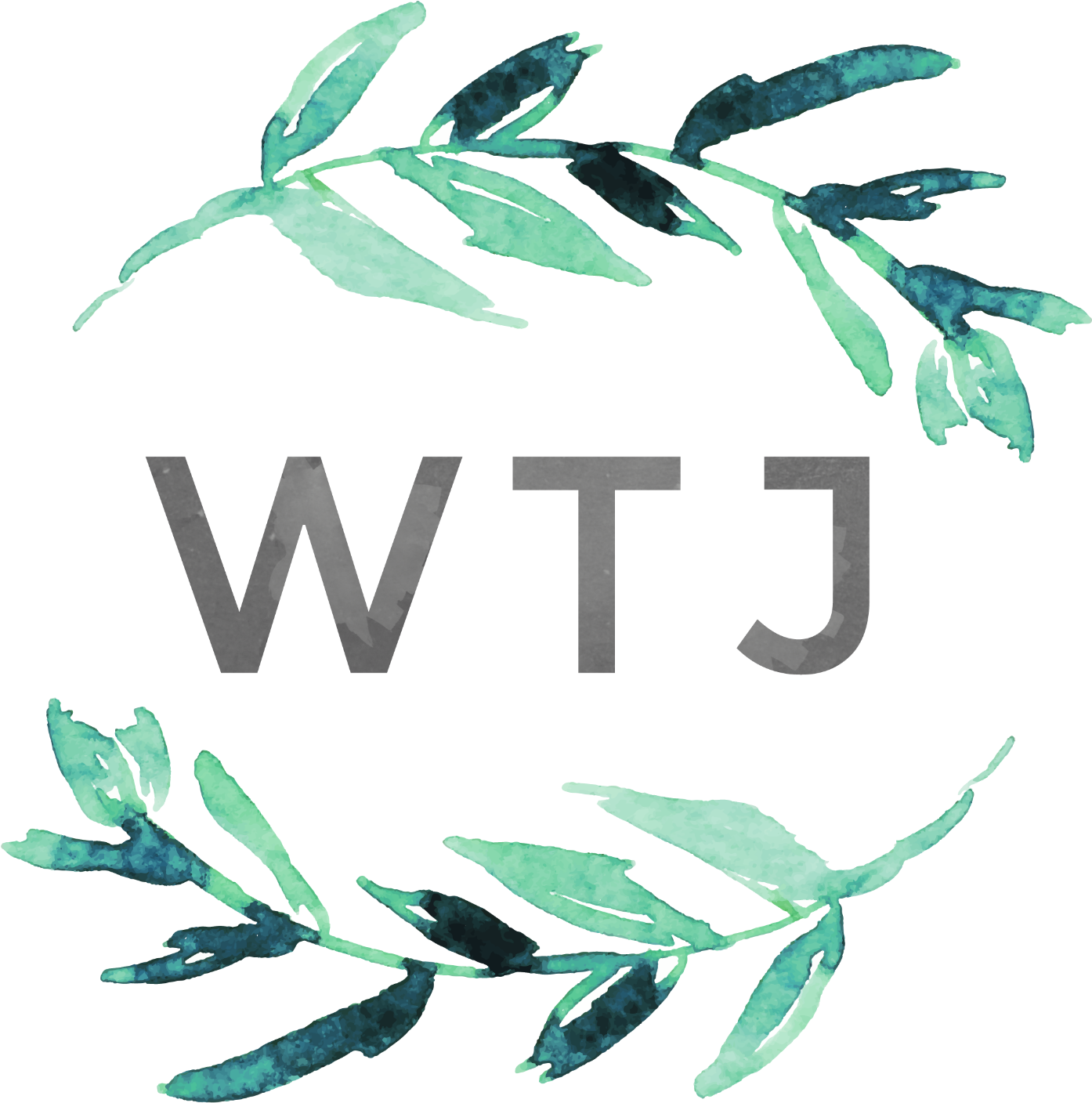 Watercolor Laurel Png Clip Free Library - Laurel Watercolor (1409x1427), Png Download