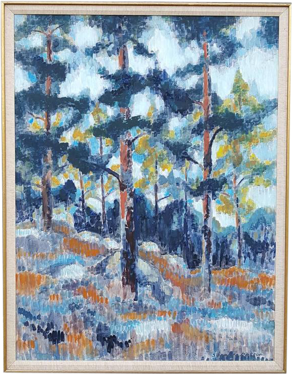 Stephen Thomas Rascoe Abstract Landscape Painting - Abstract Art (768x768), Png Download