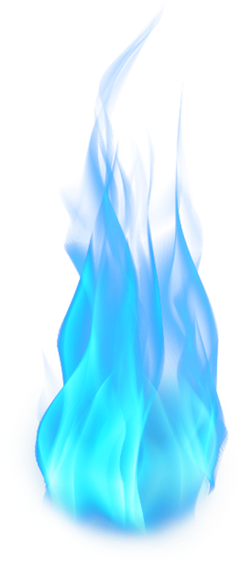 Fire Blue Flames Lit Colored - Blue Flames Png Transparent (1024x1024), Png Download