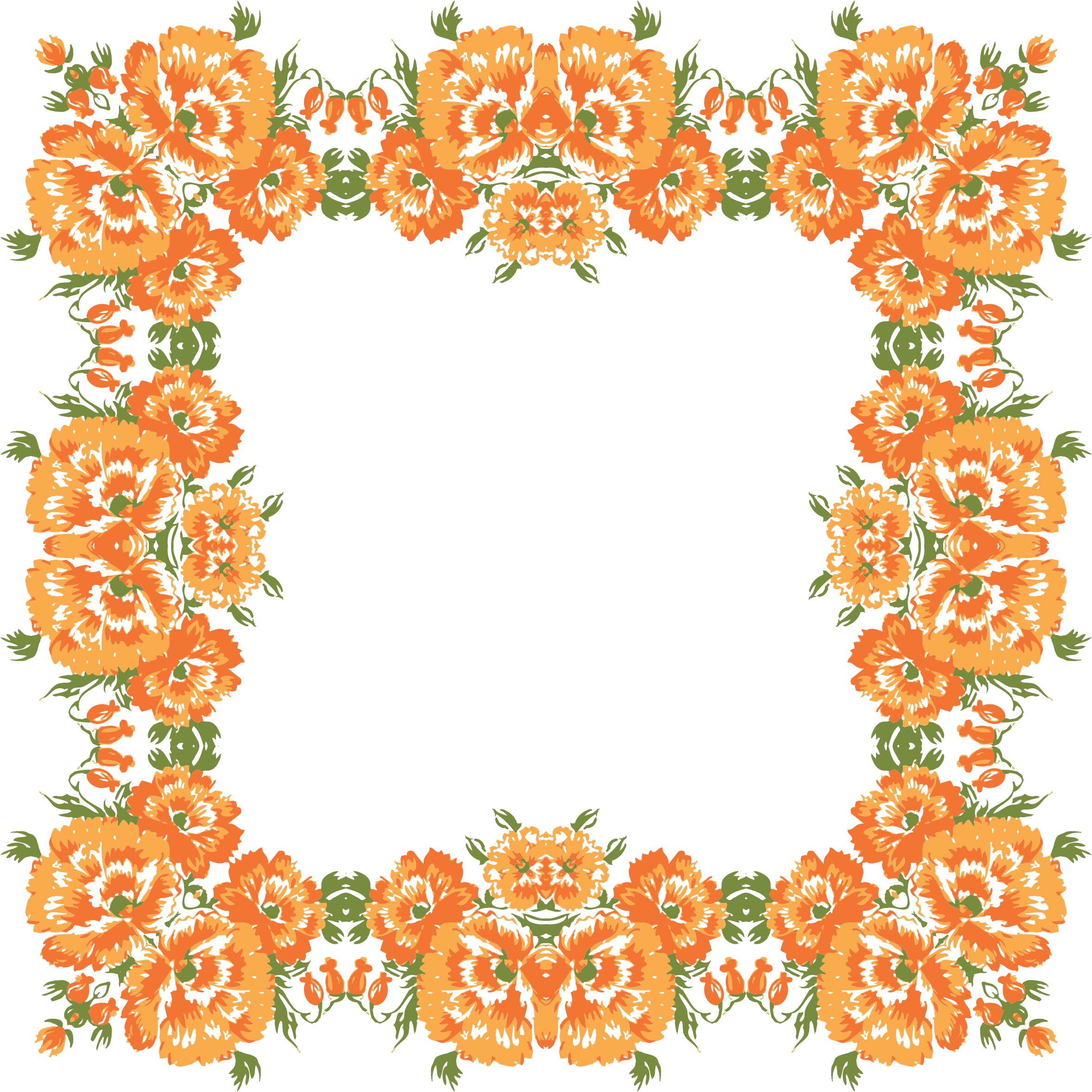 Png Transparent Stock Floral Big Image Png - Flowers Design (2356x2356), Png Download