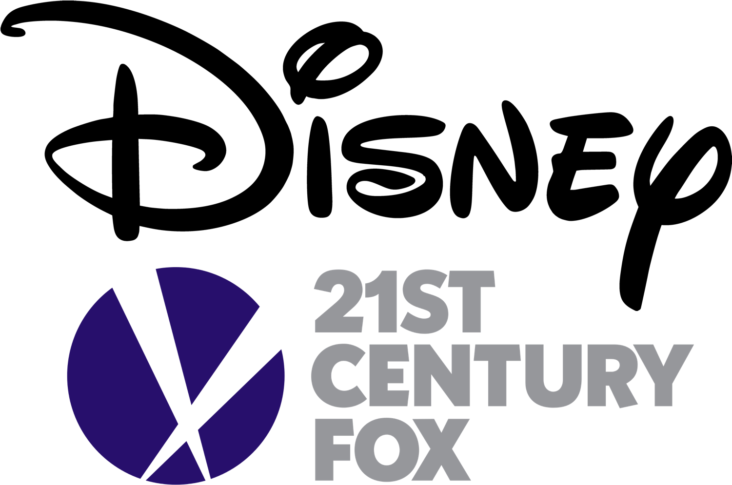 4 Billion Acquisition Of 21st Century Fox's Entertainment - Walt Disney Logo Png (1500x1096), Png Download