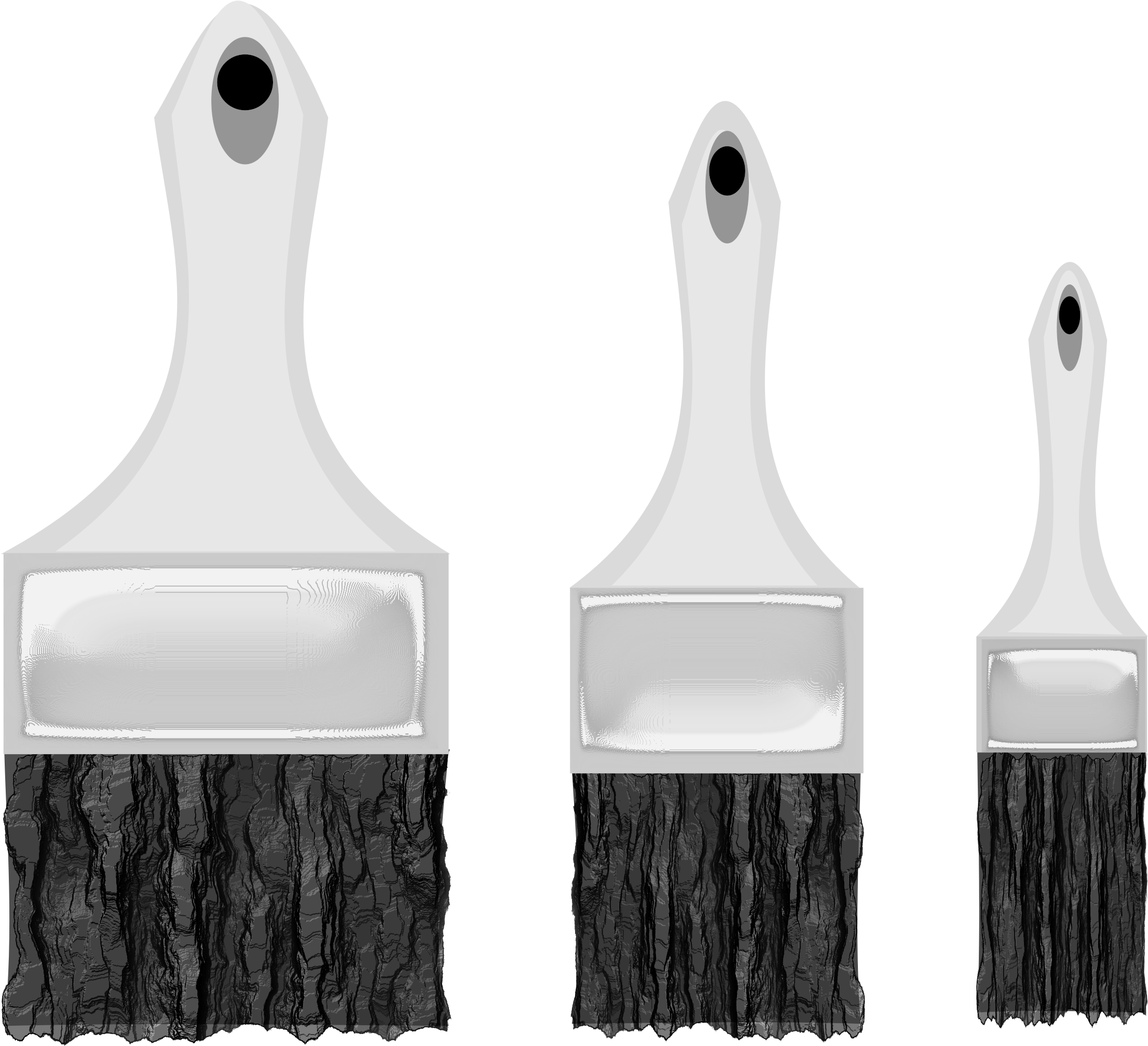 This Free Icons Png Design Of Paint Brushes (2400x2150), Png Download