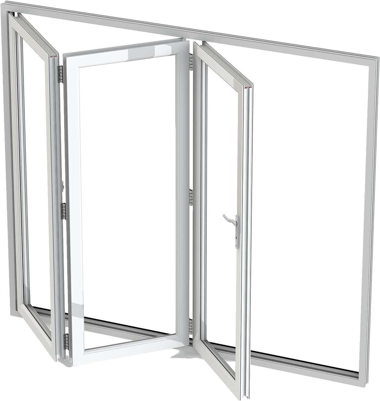Bi-fold Doors - Accordion Window (2250x1500), Png Download