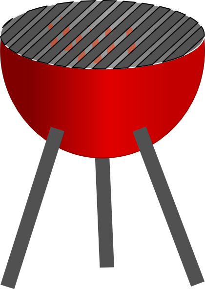 Png Transparent Download Barbecue Clip Art At Clker - Bbq Clip Art Png (420x592), Png Download