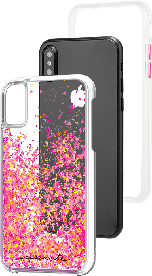 Casemate Iphone X Waterfall - Apple Iphone X Case-mate Waterfall Series Case - Black (1000x1000), Png Download