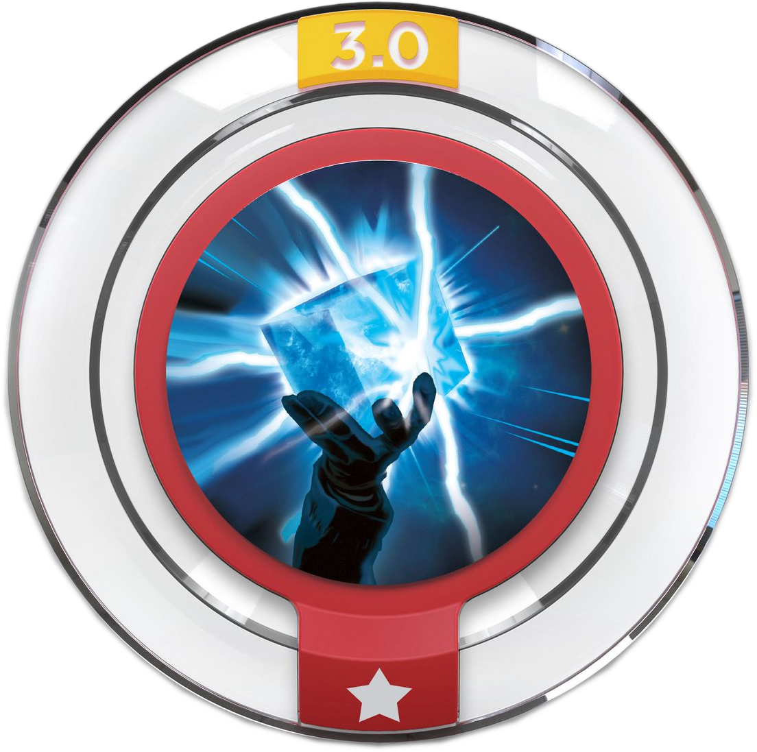 Disney Infinity Cosmic Cube Blast Power Disc - Disney Infinity 3.0 Edition: Zootopia Power Disc Pack (1228x1228), Png Download