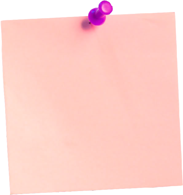 Pink Post It Png Clipart Library Download - Post It Tumblr Png (1022x904), Png Download