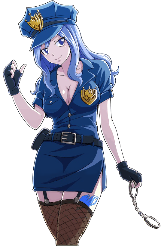 Hot Anime Girl Png - Fairy Tail Juvia Hot (640x853), Png Download