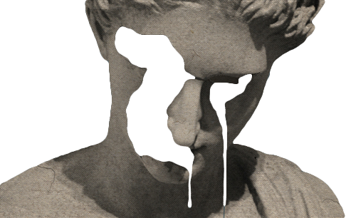 Art Sculpture Cool Tears Png Transparent Pale - Sculpture Png (486x306), Png Download
