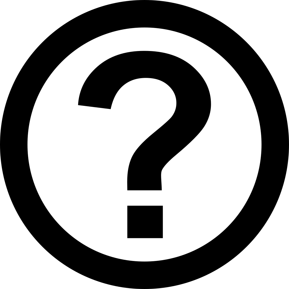 Question Mark Comments - Above The Influence Sign (980x980), Png Download