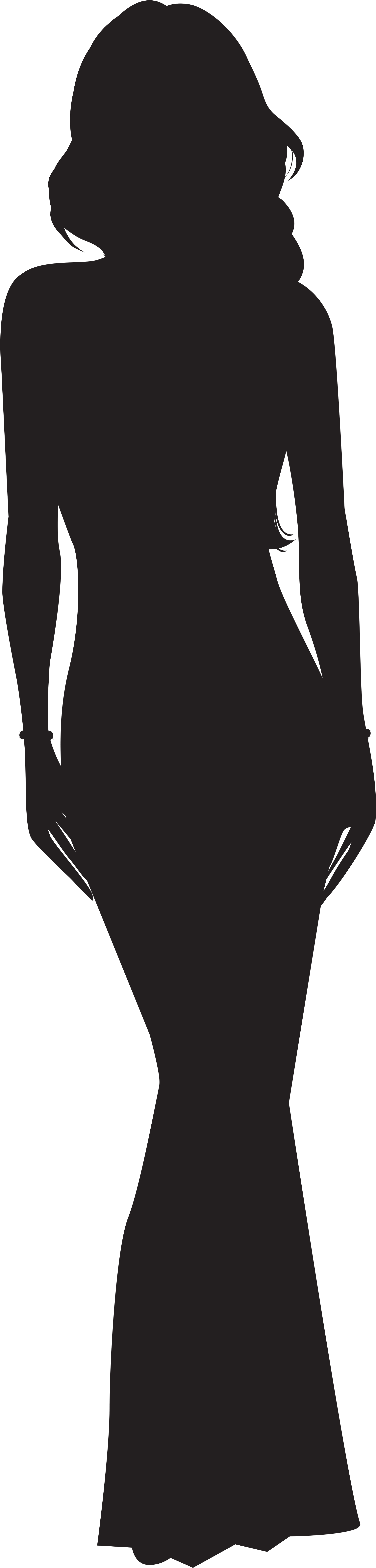 Woman Silhouette Png Transparent (2065x8000), Png Download