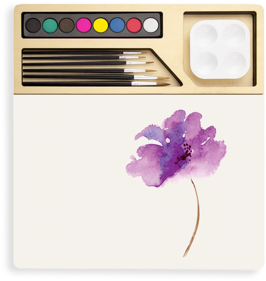 Watercolor Painting (1100x1100), Png Download