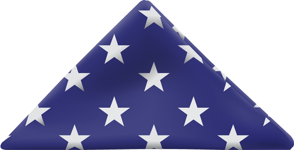 Folded Flag (600x306), Png Download