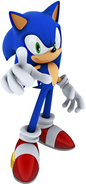 Sonic The Hedgehog - Sonic The Hedgehog Character (292x600), Png Download
