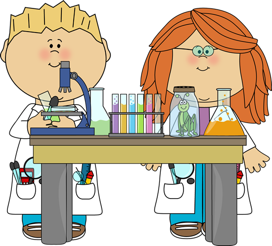 Science Class Cliparts - Science Experiment Clip Art (550x498), Png Download