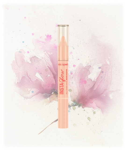 Miss Sporty Highlighter Make Up Stick Insta Glow All - Watercolour Magnolia (539x640), Png Download