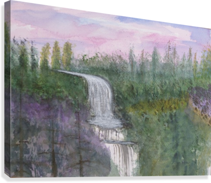 3 Tier Waterfall - Fountain (429x372), Png Download