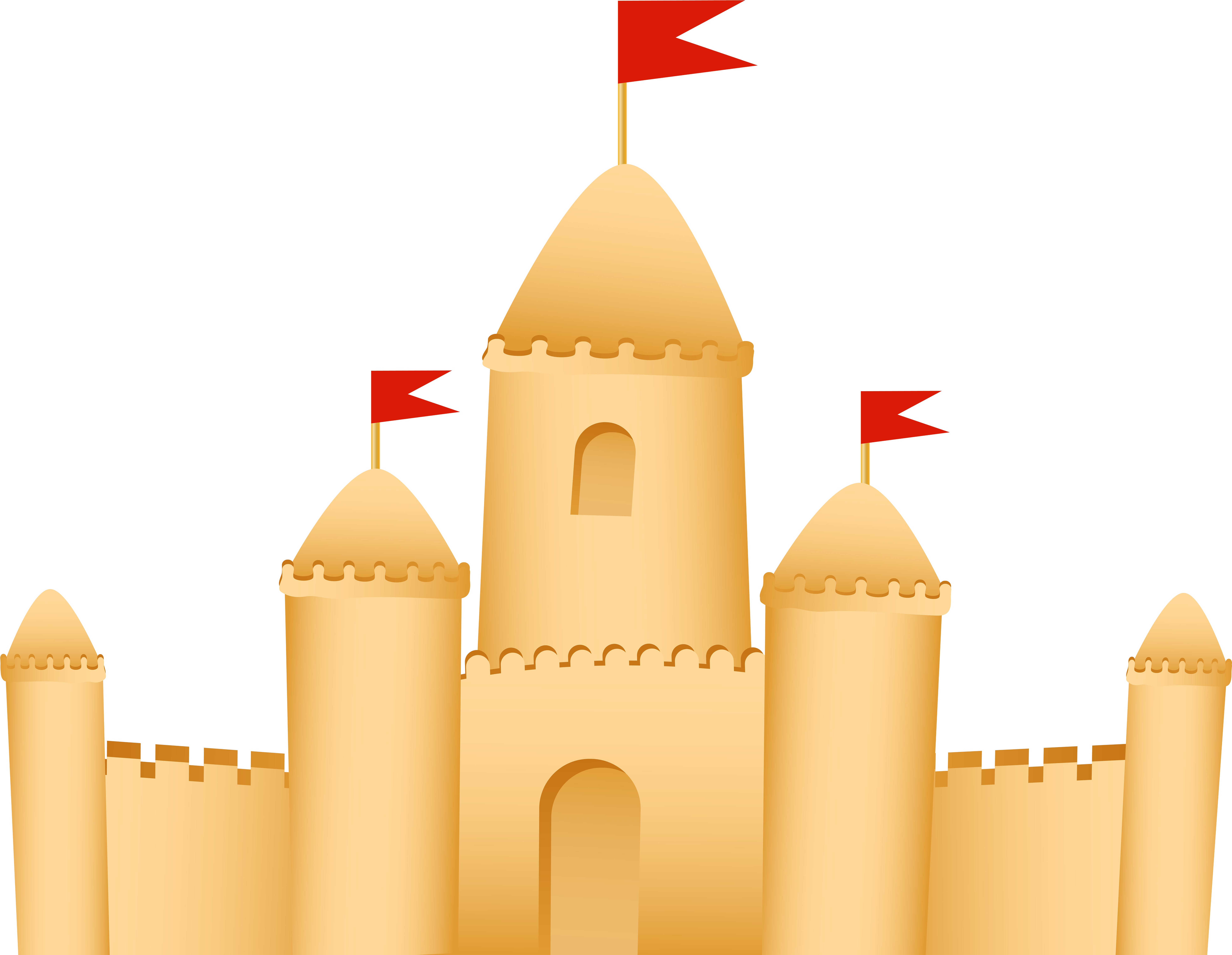Sand Castle Png Clip Art - Sand Castle Clipart Png (500x385), Png Download