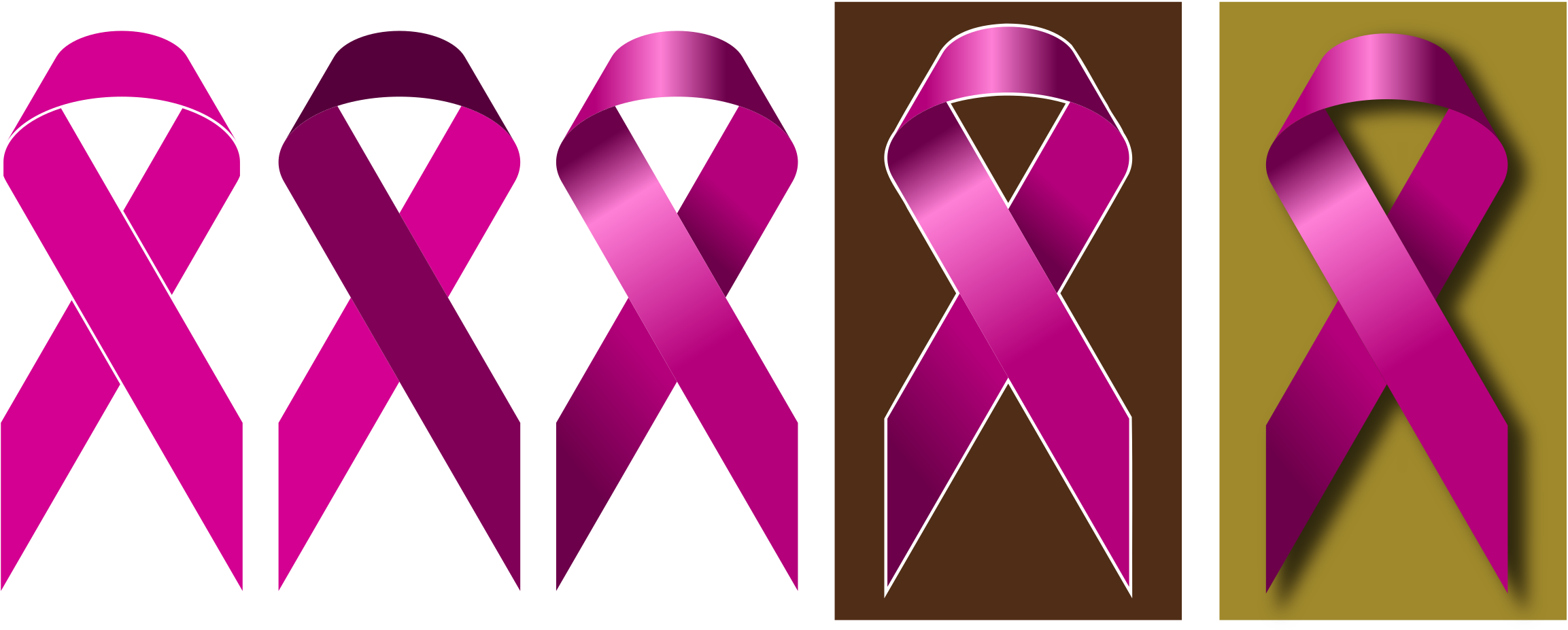 Cancer Clipart Pink Ribbon - Pink Ribbon (2400x1697), Png Download