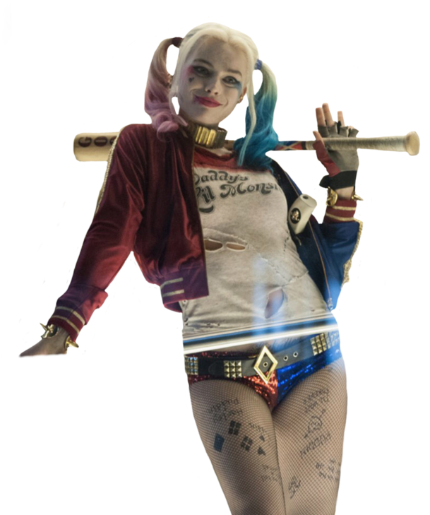 Png Arlequina - Transparent Margot Robbie Png (876x913), Png Download