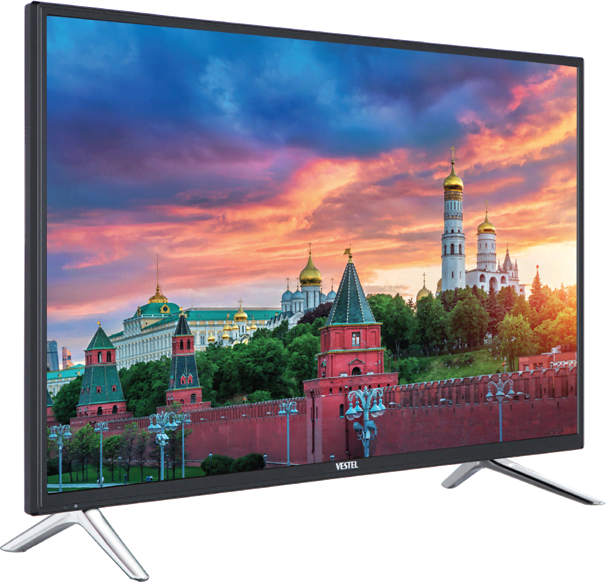 Led Tv - Smart Tv Png Transparent Background (606x582), Png Download